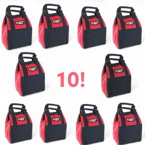 Get 10 Porter Cable contractor bags 10” x 7” x  12”. (Retail $20 each)
